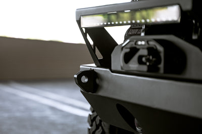 FS-25 Stubby Front Bumper with Plated Bull Bar <br>07-25 Jeep Wrangler JK, JL, Gladiator JT