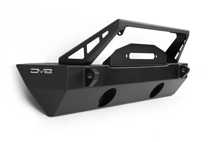 FS-25 Stubby Front Bumper with Plated Bull Bar <br>07-25 Jeep Wrangler JK, JL, Gladiator JT