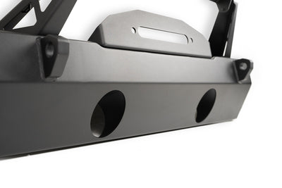 FS-25 Stubby Front Bumper with Plated Bull Bar <br>07-25 Jeep Wrangler JK, JL, Gladiator JT