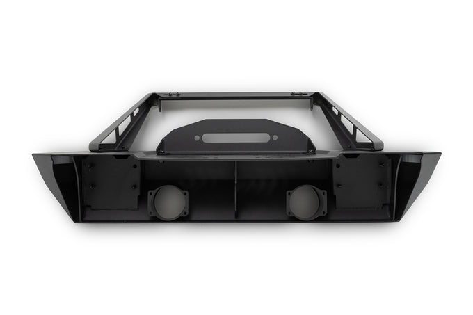FS-25 Stubby Front Bumper with Plated Bull Bar <br>07-25 Jeep Wrangler JK, JL, Gladiator JT