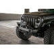 FS-25 Stubby Front Bumper with Plated Bull Bar <br>07-25 Jeep Wrangler JK, JL, Gladiator JT