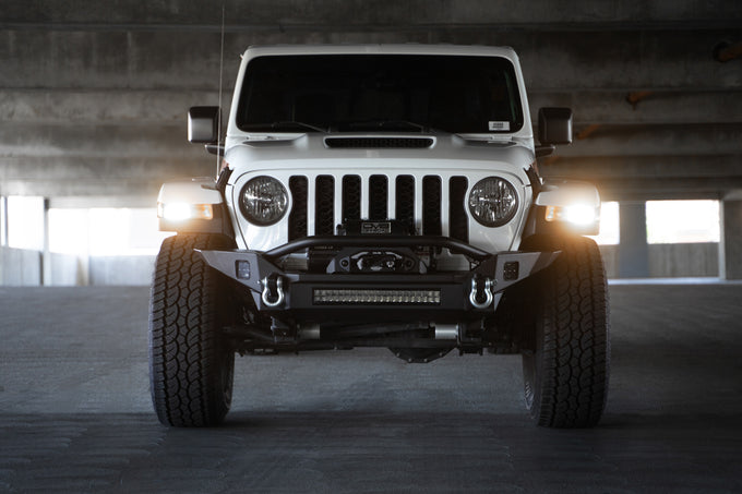 FS-7 Mid-Width Winch Front Bumper <br>07-25 Jeep Wrangler JK, JL, Gladiator JT