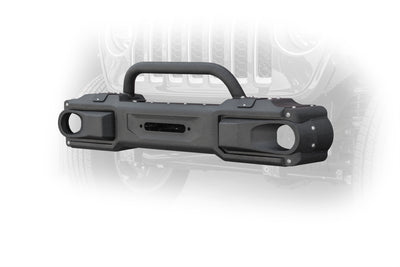 Front Modular Bumper With Bull Bar <br>18-21 Jeep Wrangler 20-21 Gladiator