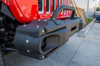 Front Modular Bumper With Bull Bar <br>18-21 Jeep Wrangler 20-21 Gladiator