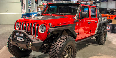 Front & Rear Armor Fender Flares <br>20-21 Jeep Gladiator