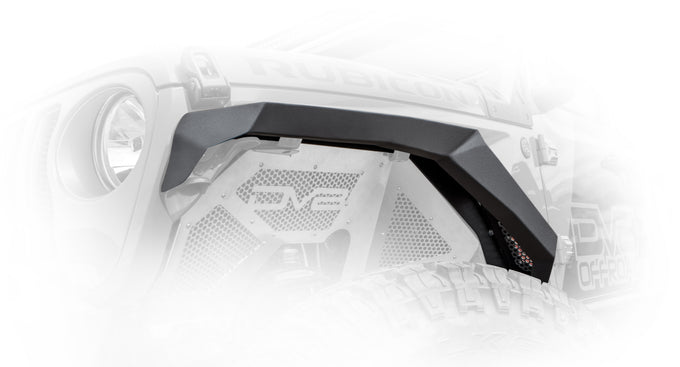 Front & Rear Armor Fender Flares <br>18-21 Jeep Wrangler