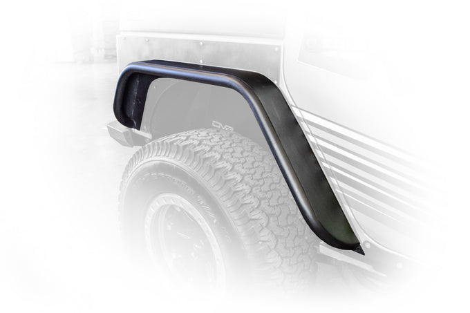Front & Rear Wide Fender Flares <br>07-17 Jeep Wrangler, 2018 JK