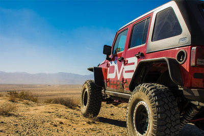 Front & Rear Wide Fender Flares <br>07-17 Jeep Wrangler, 2018 JK