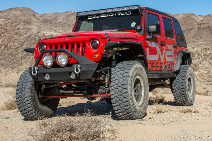 Front & Rear Wide Fender Flares <br>07-17 Jeep Wrangler, 2018 JK