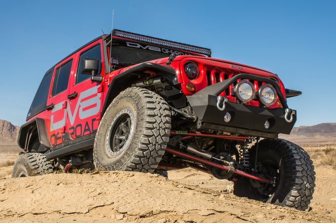 Front & Rear Wide Fender Flares <br>07-17 Jeep Wrangler, 2018 JK