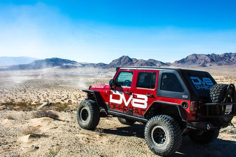 Front & Rear Wide Fender Flares <br>07-17 Jeep Wrangler, 2018 JK
