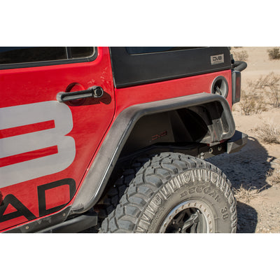 Front & Rear Wide Fender Flares <br>07-17 Jeep Wrangler, 2018 JK