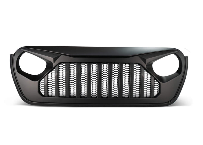 Black Replacement Grille <br>18-21 Jeep Wrangler 20-21 Gladiator