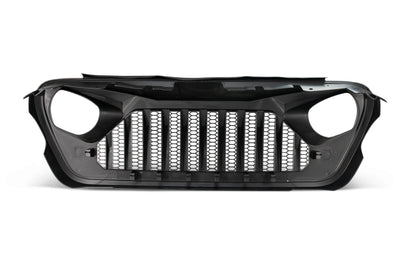 Black Replacement Grille <br>18-21 Jeep Wrangler 20-21 Gladiator