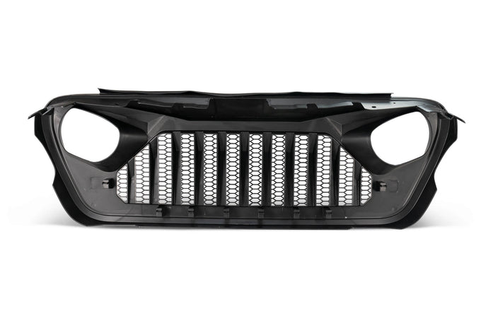 Black Replacement Grille <br>18-21 Jeep Wrangler 20-21 Gladiator