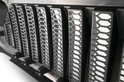 Black Replacement Grille <br>18-21 Jeep Wrangler 20-21 Gladiator