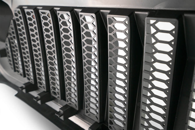 Black Replacement Grille <br>18-21 Jeep Wrangler 20-21 Gladiator