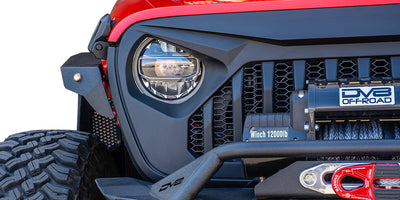 Black Replacement Grille <br>18-21 Jeep Wrangler 20-21 Gladiator