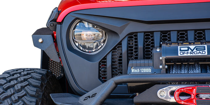 Black Replacement Grille <br>18-21 Jeep Wrangler 20-21 Gladiator