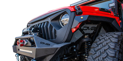Black Replacement Grille <br>18-21 Jeep Wrangler 20-21 Gladiator