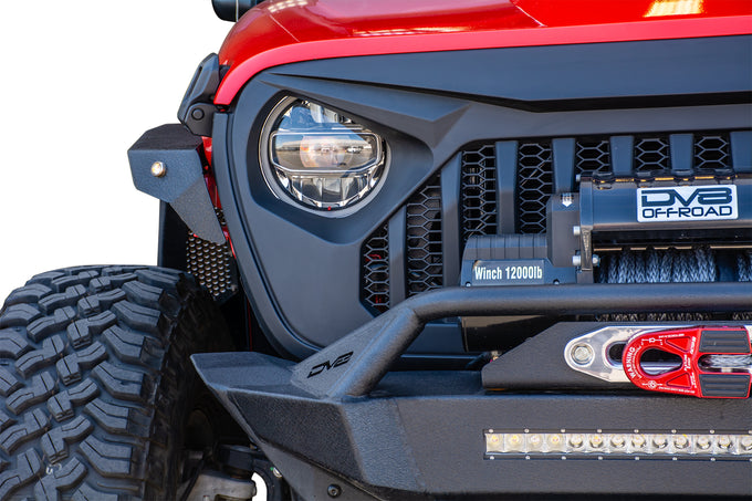 Black Replacement Grille <br>18-21 Jeep Wrangler 20-21 Gladiator