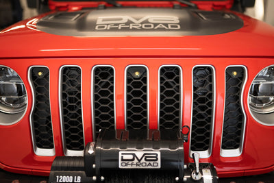 Amber Grille Lights <br>18-21 Jeep Wrangler, 2018 JK