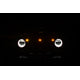 Amber Grille Lights <br>18-21 Jeep Wrangler, 2018 JK