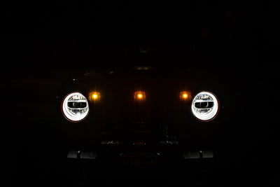 Amber Grille Lights <br>18-21 Jeep Wrangler, 2018 JK
