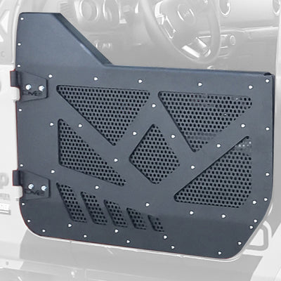 Half-Doors With Aluminum Mesh <br>18-21 Jeep Wrangler 20-21 Gladiator