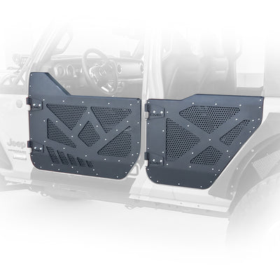 Half-Doors With Aluminum Mesh <br>18-21 Jeep Wrangler 20-21 Gladiator