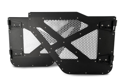 Half-Doors With Aluminum Mesh <br>18-21 Jeep Wrangler 20-21 Gladiator