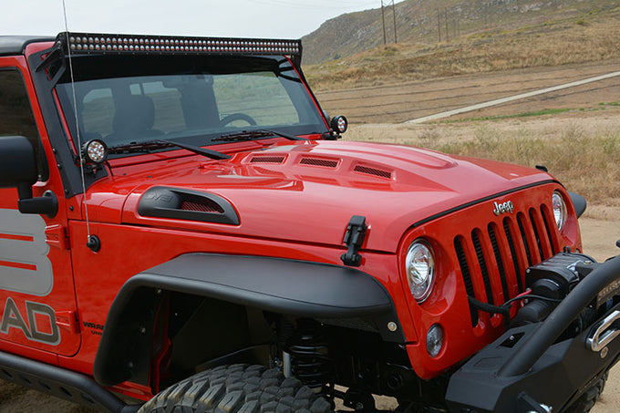 Heat Dispersion Hood <br>07-17 Jeep Wrangler, 2018 JK