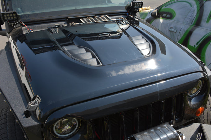 10Th Anniversary Hood <br>07-17 Jeep Wrangler, 2018 JK