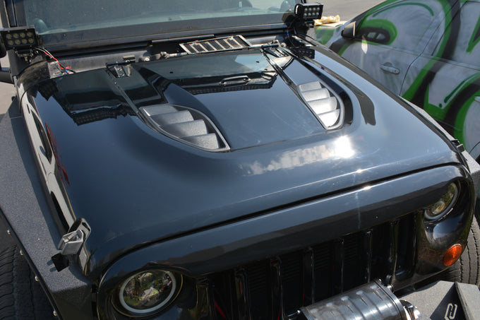 10Th Anniversary Hood <br>07-17 Jeep Wrangler, 2018 JK