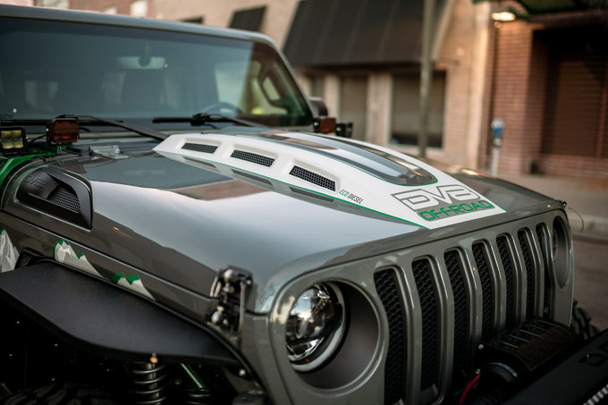 Heat Dispersion Hood <br>18-21 Jeep Wrangler 20-21 Gladiator