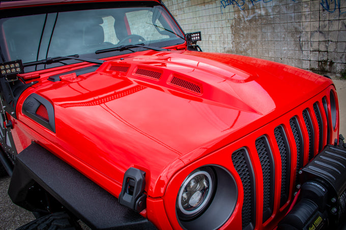 Heat Dispersion Hood <br>18-21 Jeep Wrangler 20-21 Gladiator