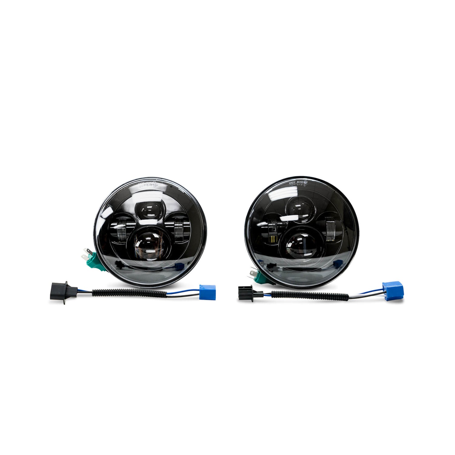 Projector LED Headlights <br>07-17 Jeep Wrangler, 2018 JK