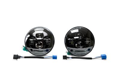 Projector LED Headlights <br>07-17 Jeep Wrangler, 2018 JK