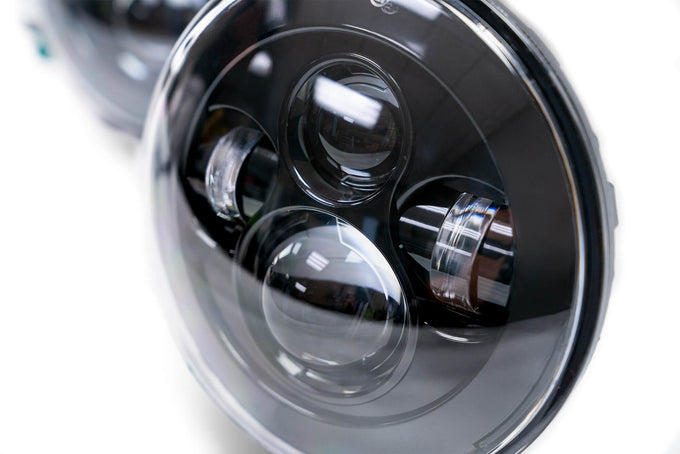 Projector LED Headlights <br>07-17 Jeep Wrangler, 2018 JK