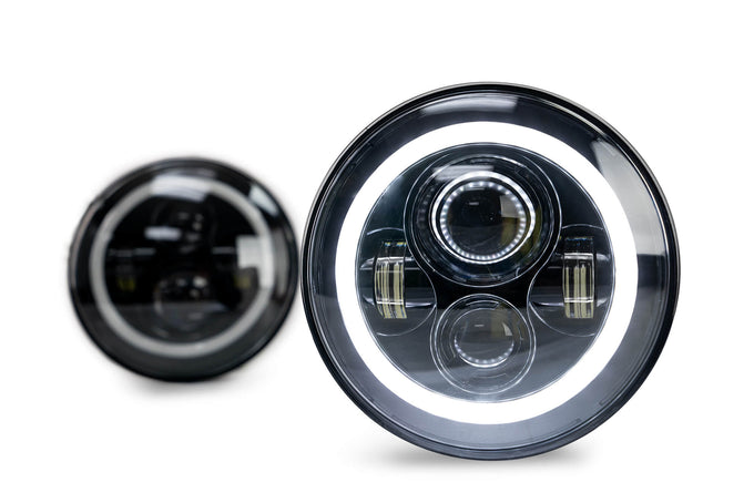 Projector LED Headlights <br>07-17 Jeep Wrangler, 2018 JK