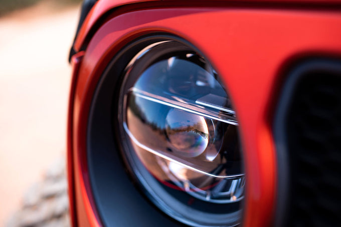 Chrome LED Headlights <br>18-21 Jeep Wrangler 20-21 Gladiator