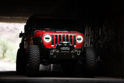 Chrome LED Headlights <br>18-21 Jeep Wrangler 20-21 Gladiator