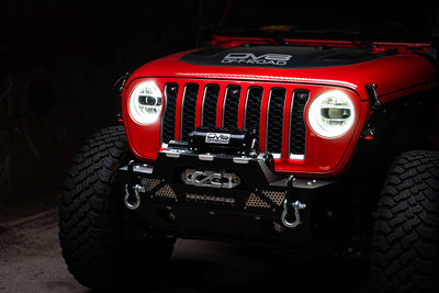Chrome LED Headlights <br>18-21 Jeep Wrangler 20-21 Gladiator