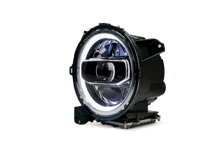 Chrome LED Headlights <br>18-21 Jeep Wrangler 20-21 Gladiator