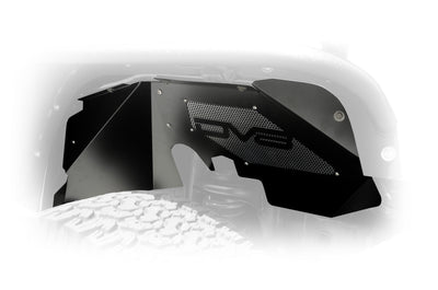 Black Or Raw Front Inner Fenders <br>07-17 Jeep Wrangler, 2018 JK