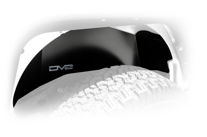 Black Or Raw Rear Inner Fenders <br>07-17 Jeep Wrangler, 2018 JK