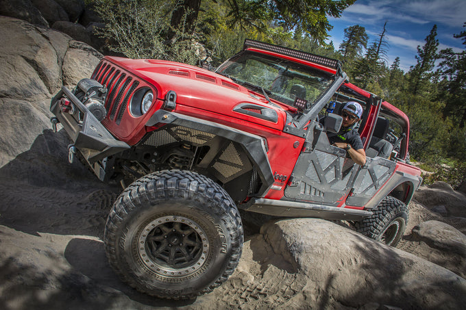 Black Or Raw Front Inner Fenders <br>18-22 Jeep Wrangler 20-22 Gladiator, 2018 JK