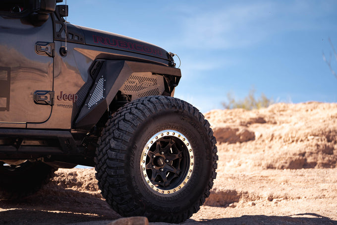 Black Or Raw Front Inner Fenders <br>18-22 Jeep Wrangler 20-22 Gladiator, 2018 JK