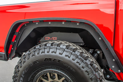 Black Rear Inner Fenders <br>20-21 Jeep Gladiator