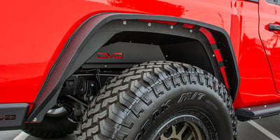 Black Rear Inner Fenders <br>20-21 Jeep Gladiator